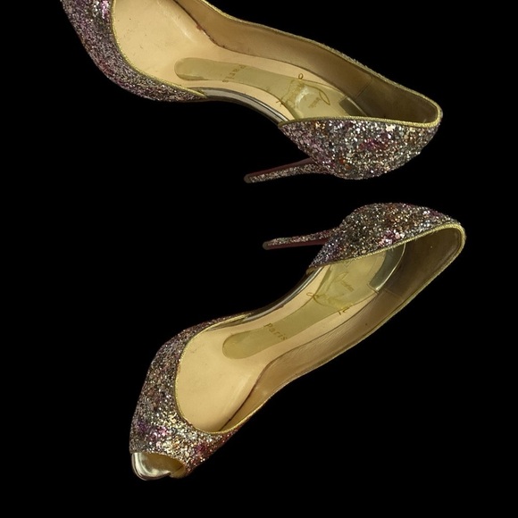 Christian Louboutin Peep Toe Heels - Picture 7 of 9